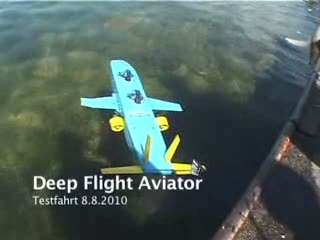 DeepFlight Aviator erste Testfahrt