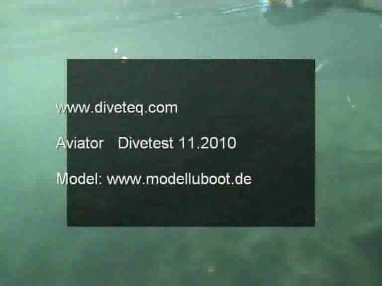 DeepFlight Aviator unter Wasser